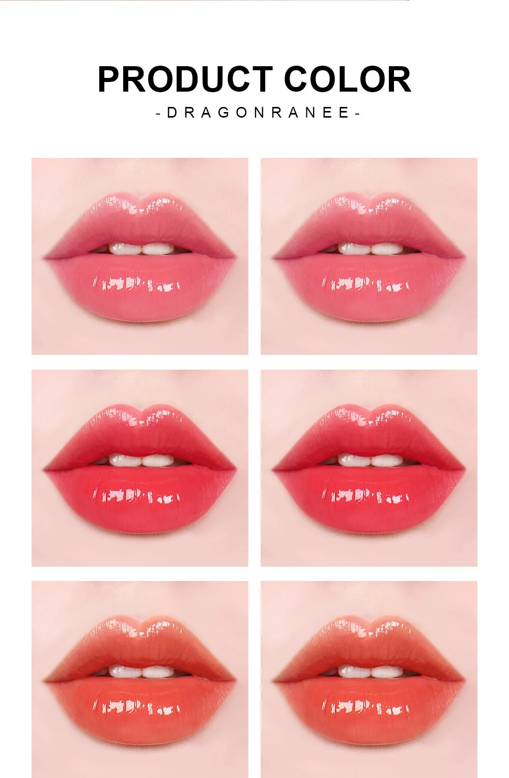 10 pack lip gloss set, easy to color and non fading, moisturizing lip gloss, waterproof and moisturizing lipstick water