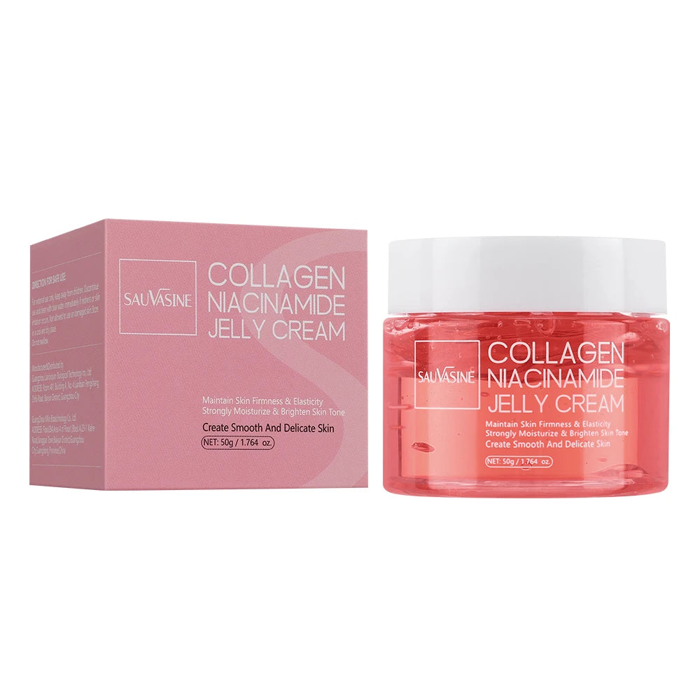 75ml Collagen Peel-off Face Mask Night Wrapping Mask + 50g Collagen Jelly Cream Firming Skin Moisturizing Facial Masks Cream